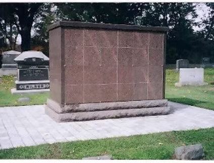 Pine Hill Cemetery granite memorial wall columbarium